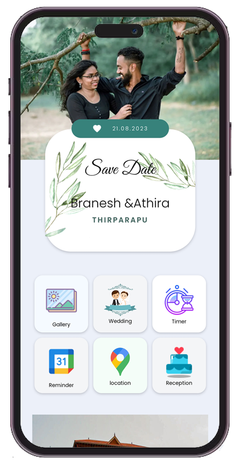  Mobile friendly wedding website